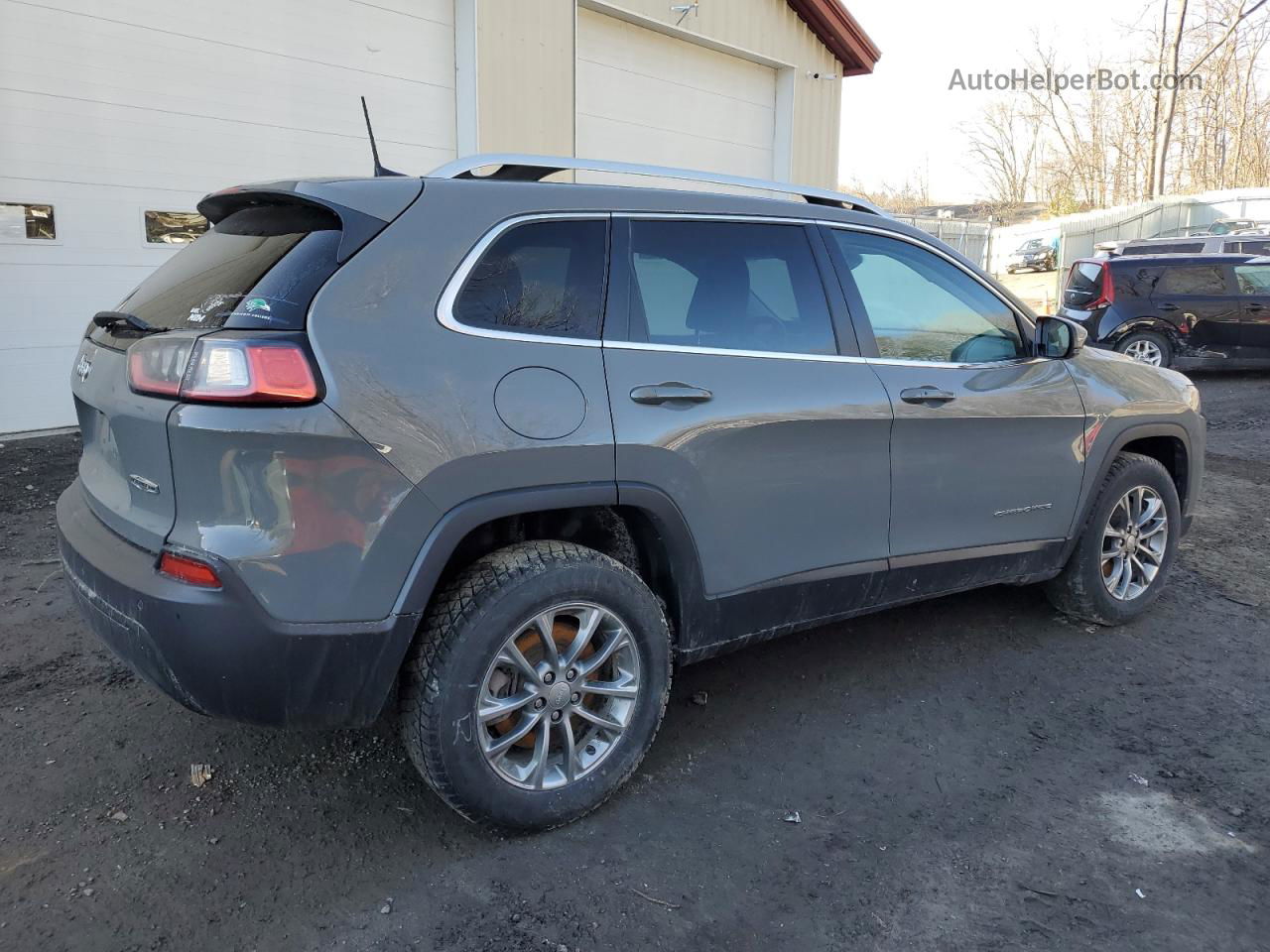 2021 Jeep Cherokee Latitude Plus Gray vin: 1C4PJMLB0MD133002