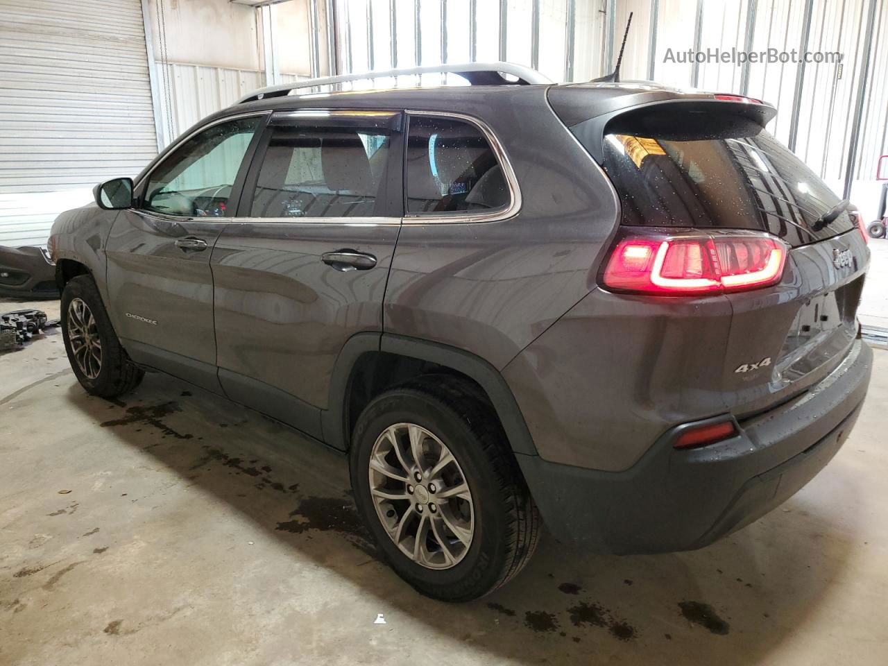 2019 Jeep Cherokee Latitude Plus Серый vin: 1C4PJMLB1KD186367