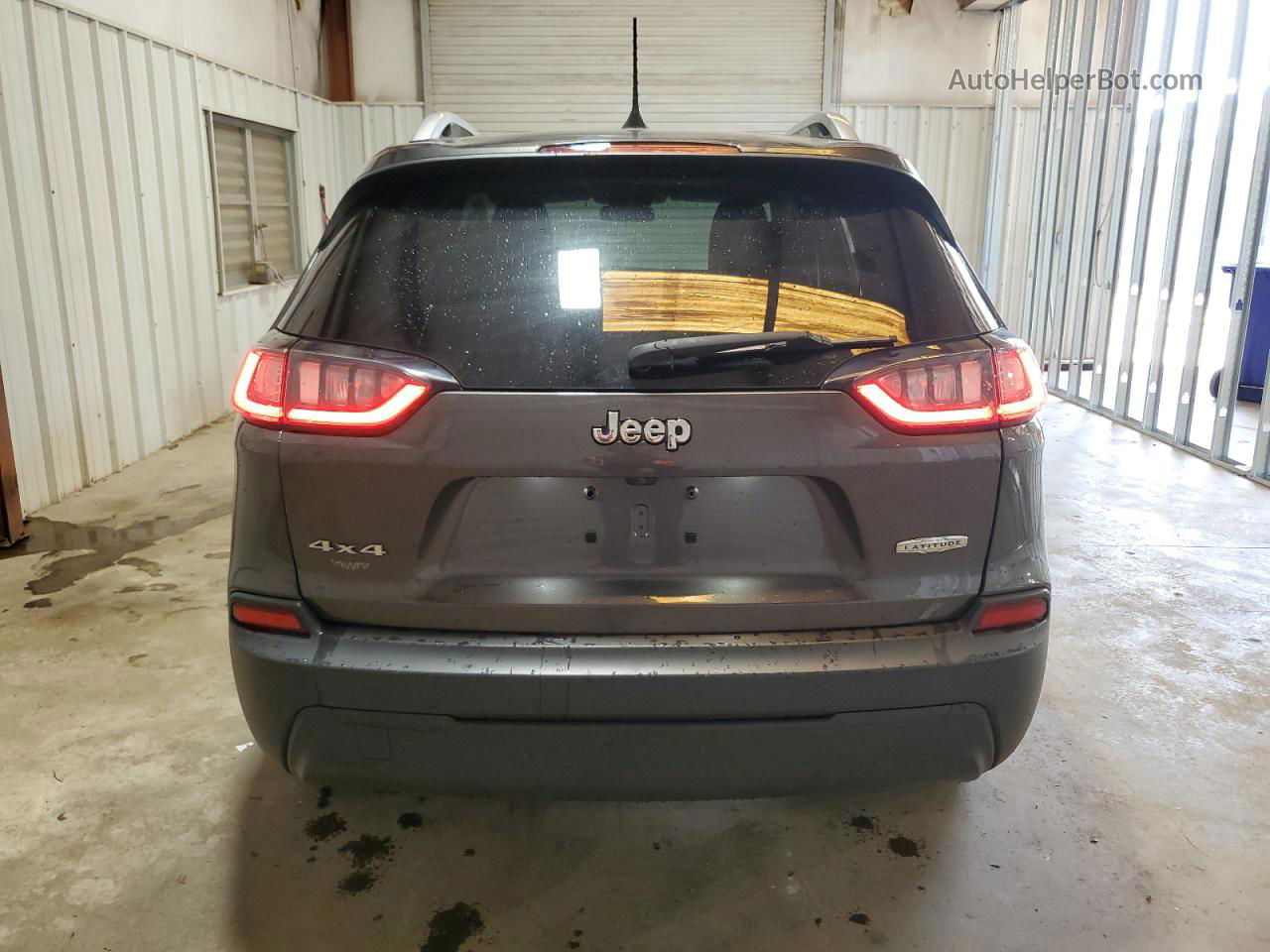 2019 Jeep Cherokee Latitude Plus Gray vin: 1C4PJMLB1KD186367