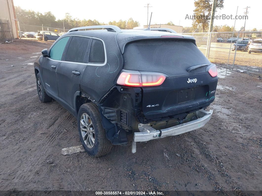 2019 Jeep Cherokee Latitude Plus 4x4 Black vin: 1C4PJMLB1KD268101