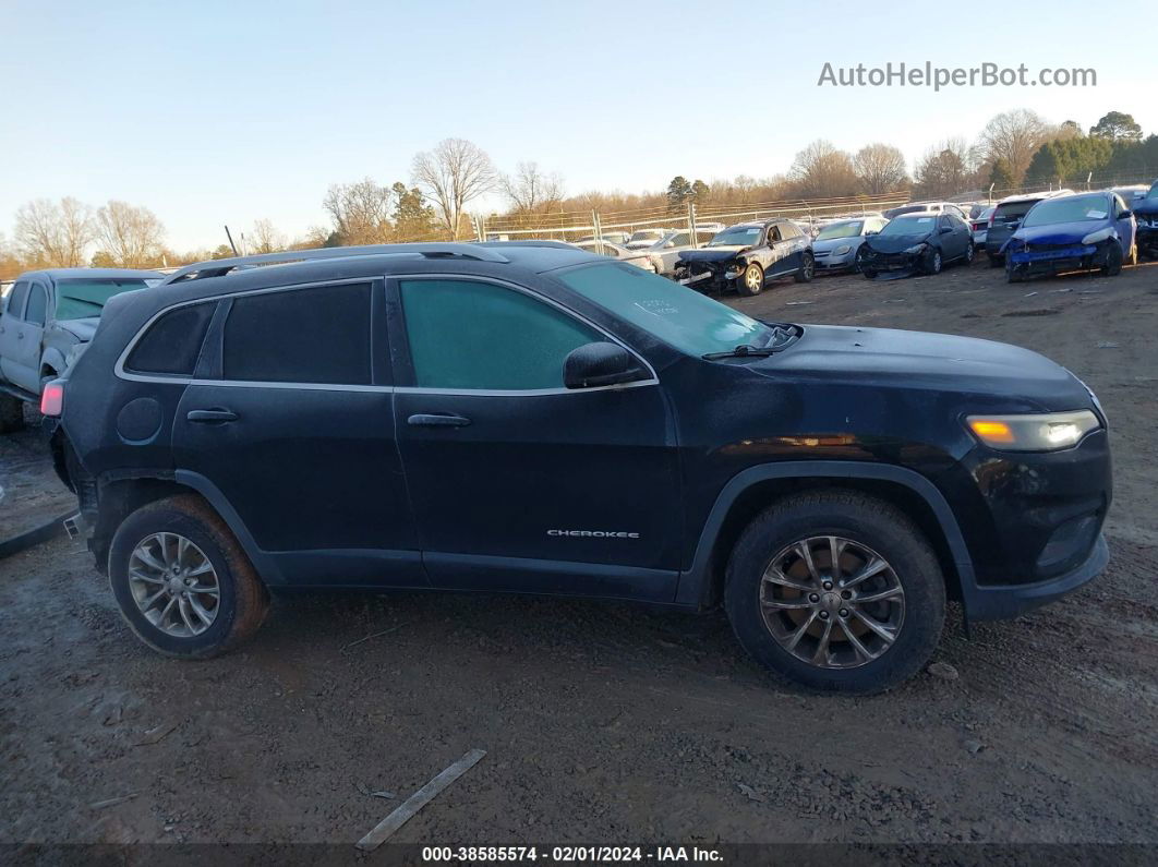 2019 Jeep Cherokee Latitude Plus 4x4 Black vin: 1C4PJMLB1KD268101