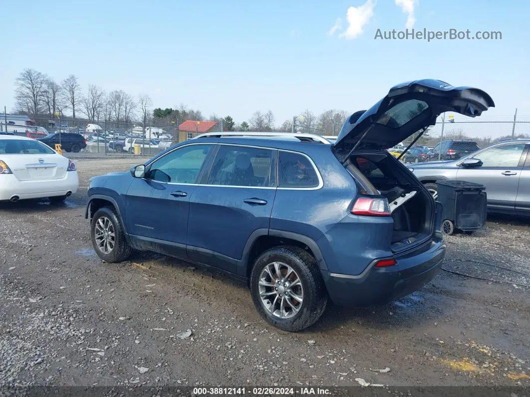 2019 Jeep Cherokee Latitude Plus 4x4 Dark Blue vin: 1C4PJMLB1KD472767