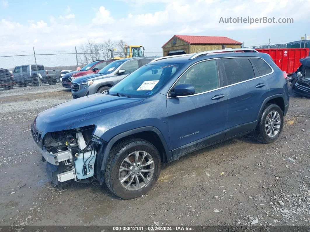 2019 Jeep Cherokee Latitude Plus 4x4 Dark Blue vin: 1C4PJMLB1KD472767