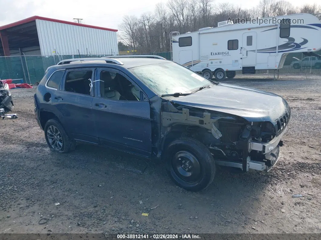 2019 Jeep Cherokee Latitude Plus 4x4 Dark Blue vin: 1C4PJMLB1KD472767