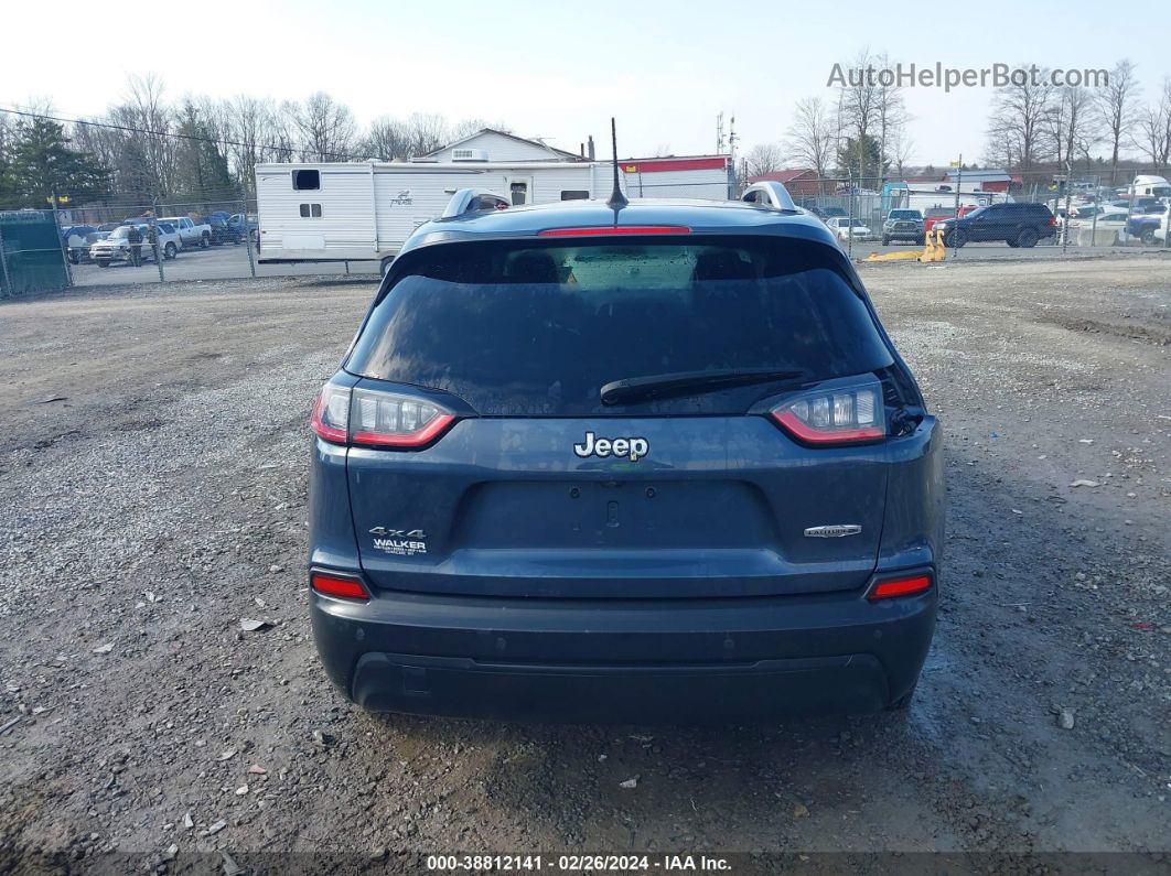 2019 Jeep Cherokee Latitude Plus 4x4 Dark Blue vin: 1C4PJMLB1KD472767