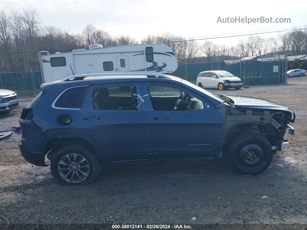 2019 Jeep Cherokee Latitude Plus 4x4 Dark Blue vin: 1C4PJMLB1KD472767