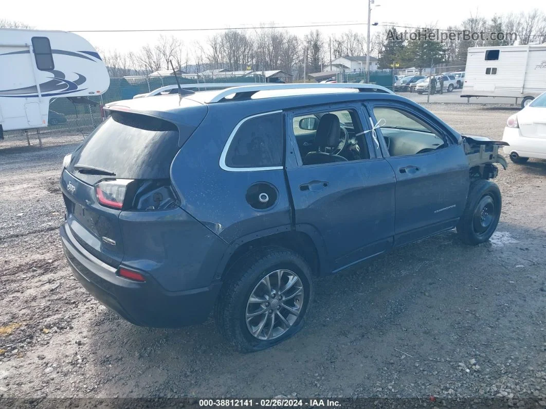 2019 Jeep Cherokee Latitude Plus 4x4 Dark Blue vin: 1C4PJMLB1KD472767