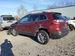 2021 Jeep Cherokee Latitude Plus Burgundy vin: 1C4PJMLB1MD149953