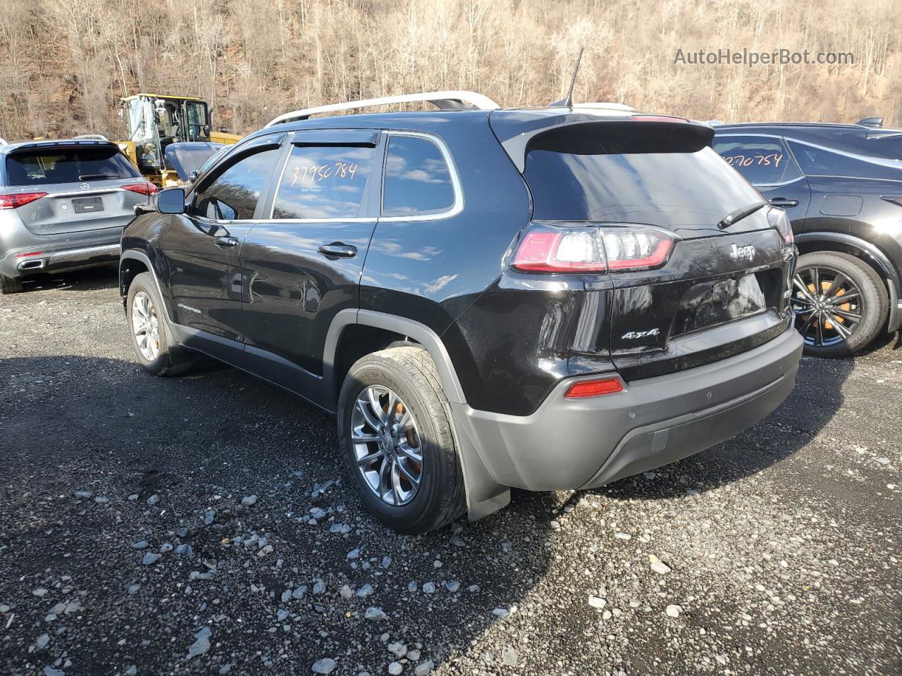 2021 Jeep Cherokee Latitude Plus Black vin: 1C4PJMLB1MD185495