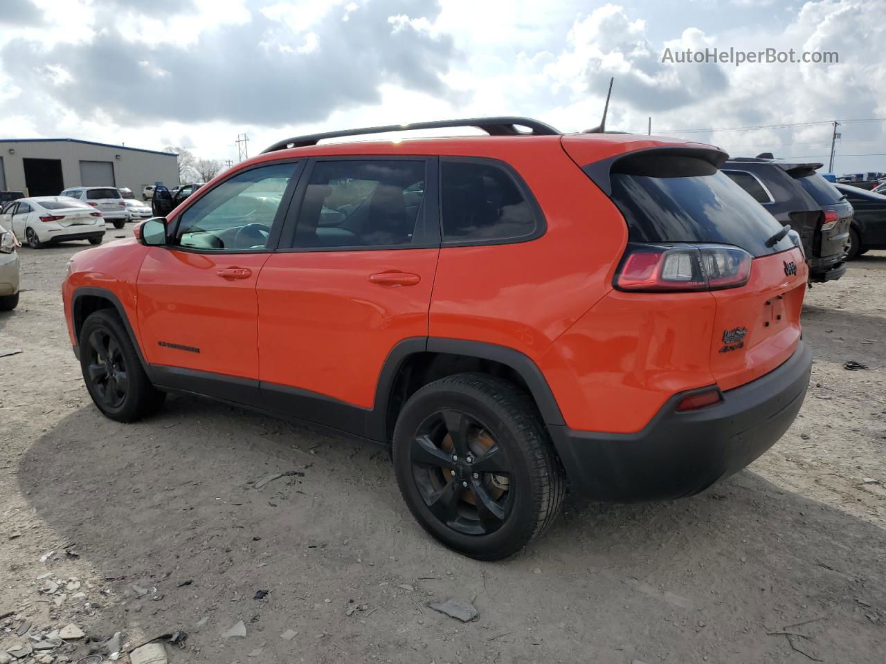 2021 Jeep Cherokee Latitude Plus Orange vin: 1C4PJMLB1MD222576