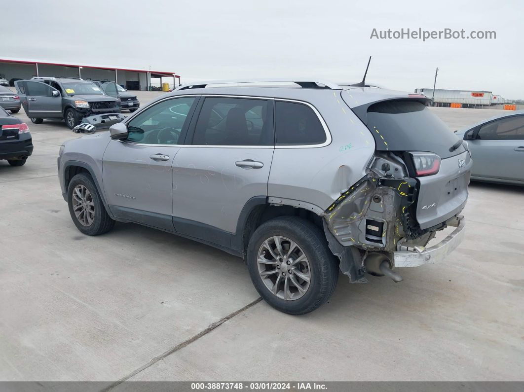 2019 Jeep Cherokee Latitude Plus 4x4 Silver vin: 1C4PJMLB2KD338155