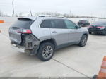 2019 Jeep Cherokee Latitude Plus 4x4 Silver vin: 1C4PJMLB2KD338155