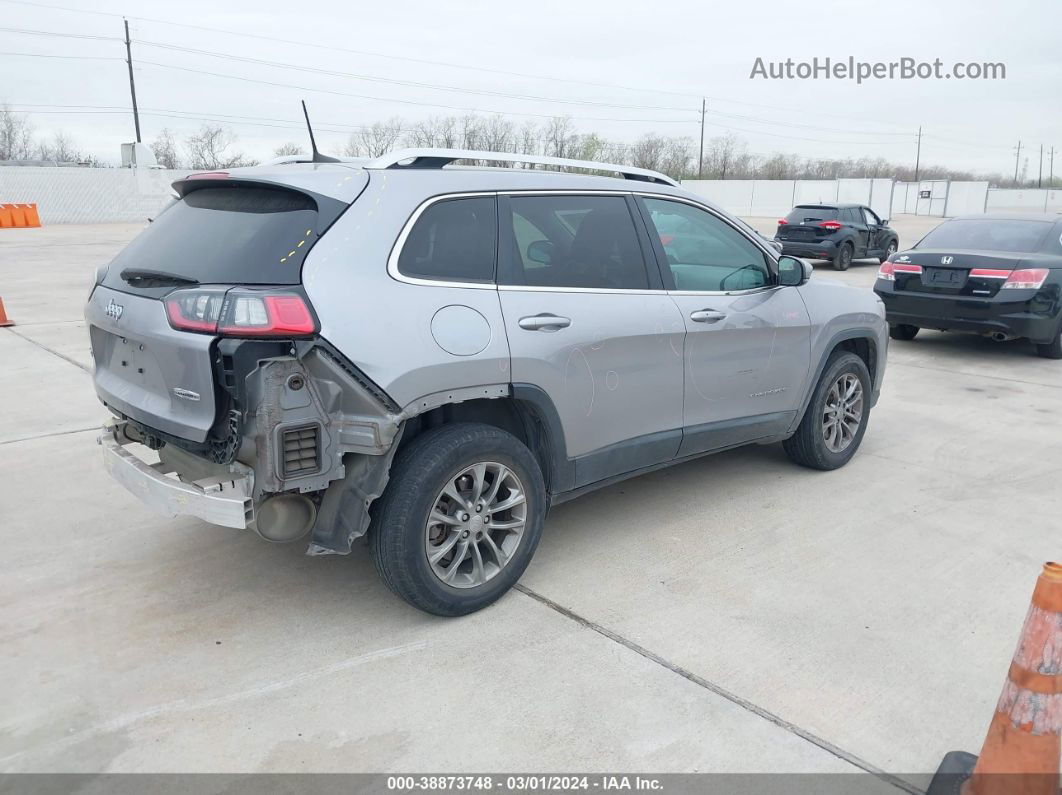 2019 Jeep Cherokee Latitude Plus 4x4 Серебряный vin: 1C4PJMLB2KD338155