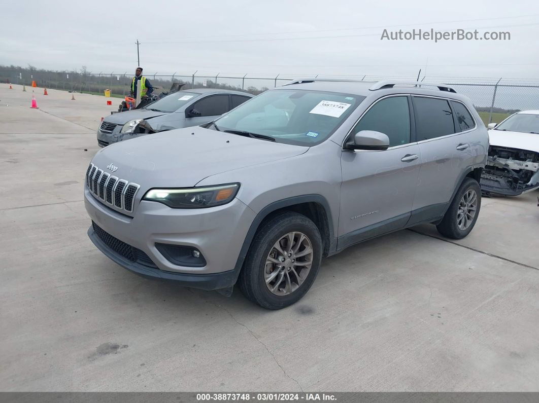 2019 Jeep Cherokee Latitude Plus 4x4 Silver vin: 1C4PJMLB2KD338155