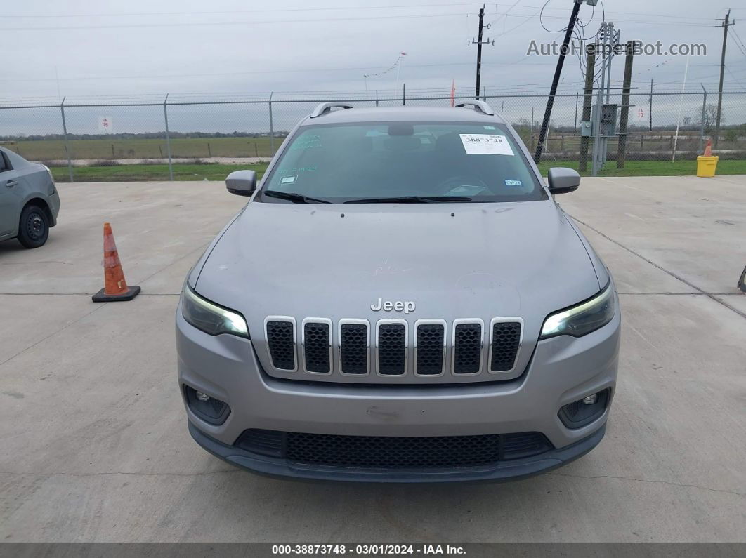 2019 Jeep Cherokee Latitude Plus 4x4 Silver vin: 1C4PJMLB2KD338155