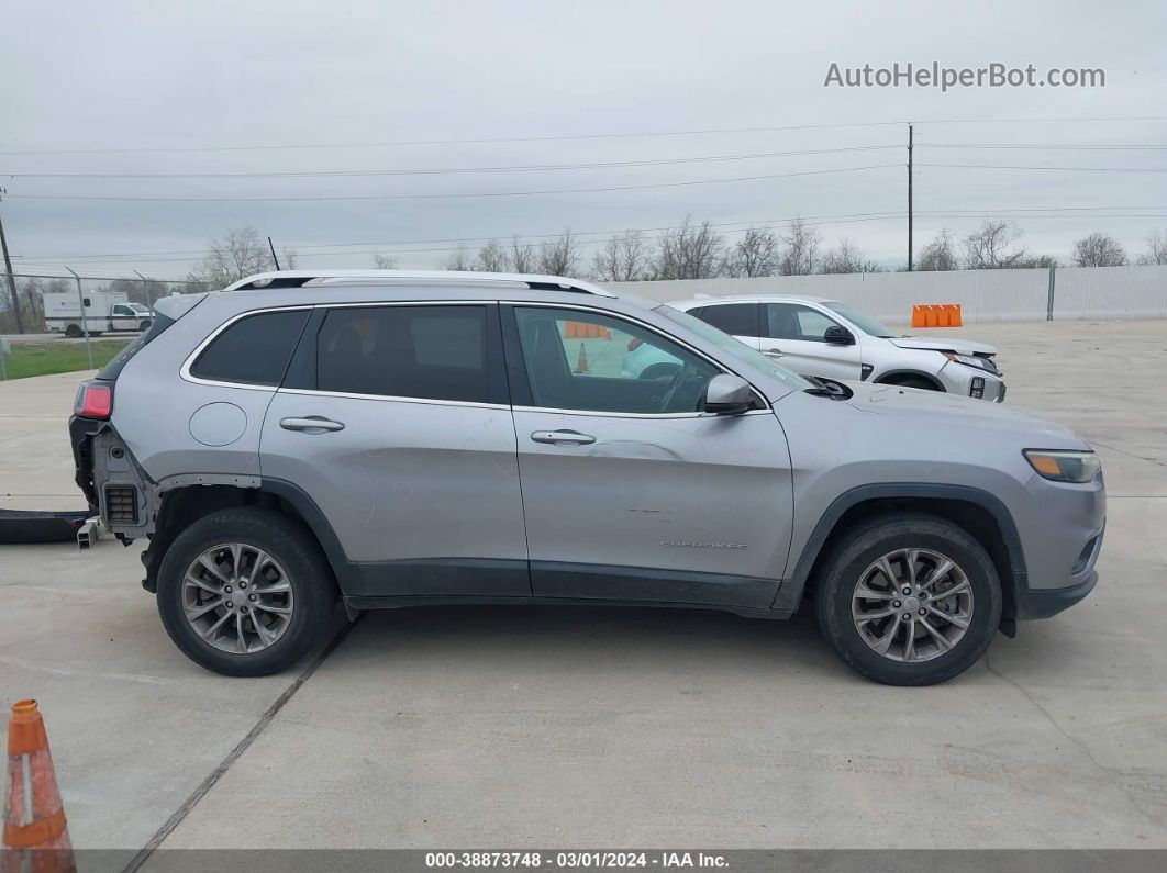 2019 Jeep Cherokee Latitude Plus 4x4 Серебряный vin: 1C4PJMLB2KD338155