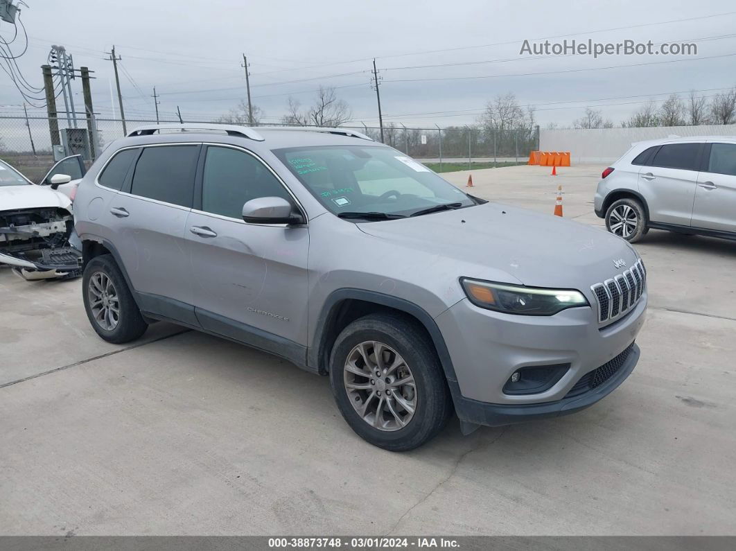 2019 Jeep Cherokee Latitude Plus 4x4 Серебряный vin: 1C4PJMLB2KD338155