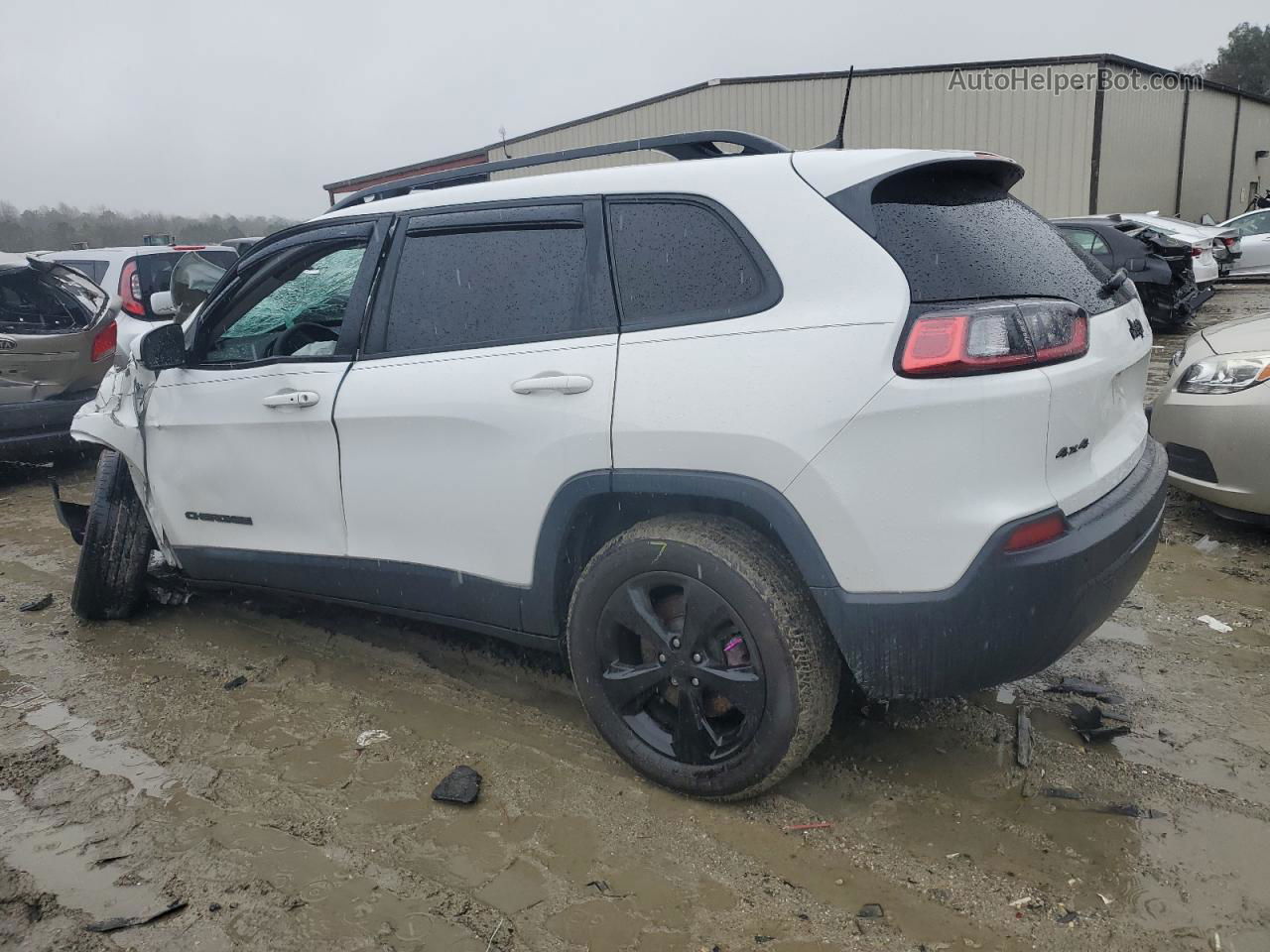 2019 Jeep Cherokee Latitude Plus Белый vin: 1C4PJMLB2KD414960