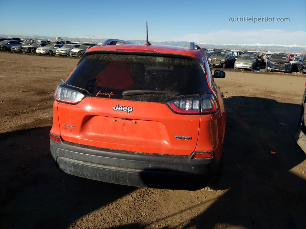 2021 Jeep Cherokee Latitude Plus Orange vin: 1C4PJMLB2MD238558