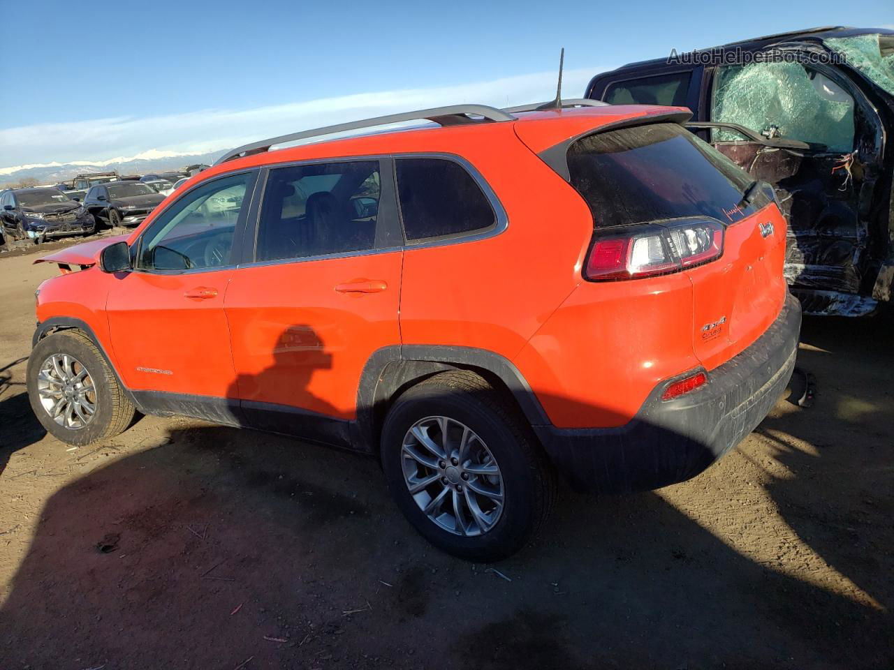 2021 Jeep Cherokee Latitude Plus Orange vin: 1C4PJMLB2MD238558