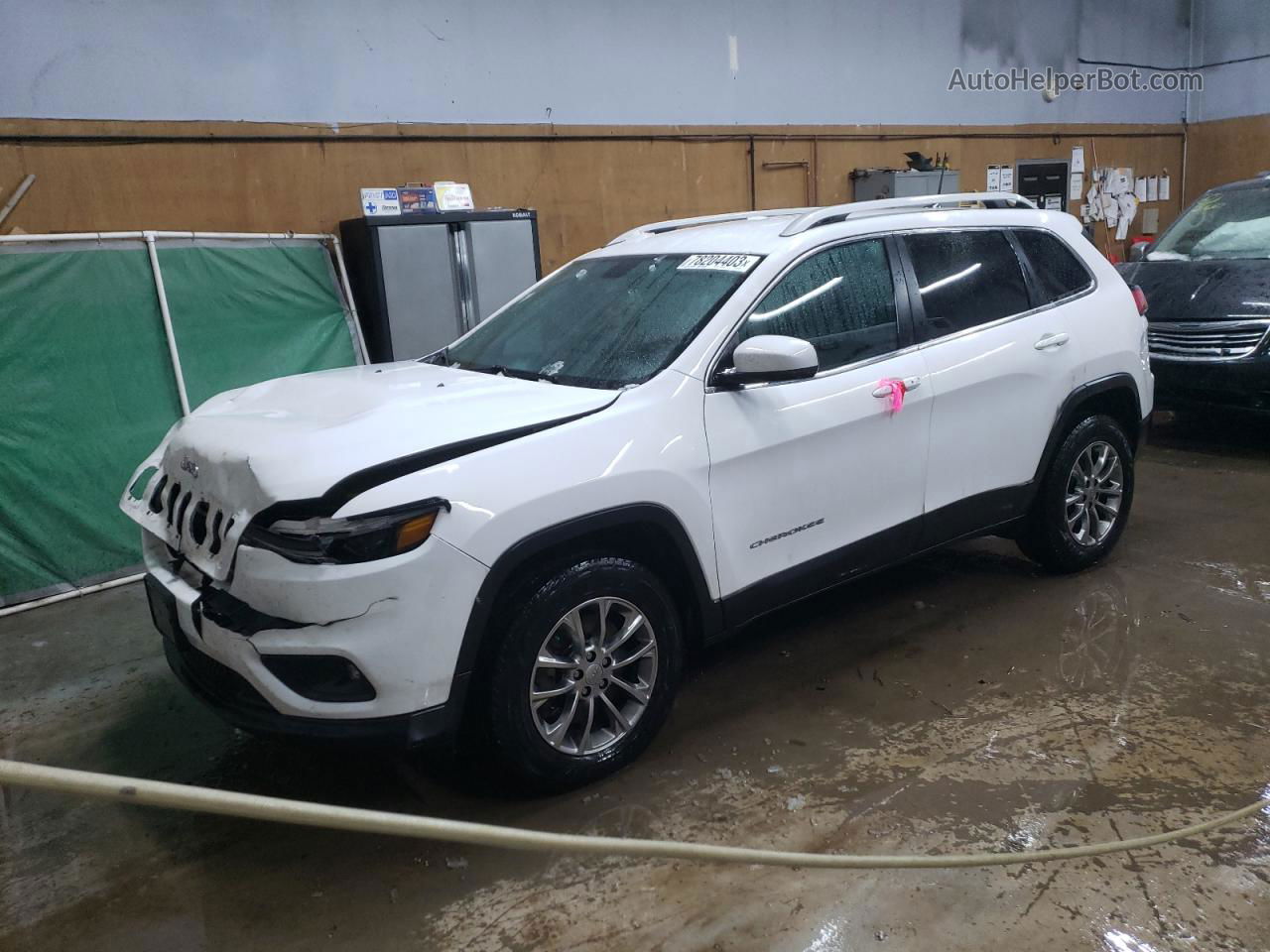 2019 Jeep Cherokee Latitude Plus Белый vin: 1C4PJMLB3KD231034