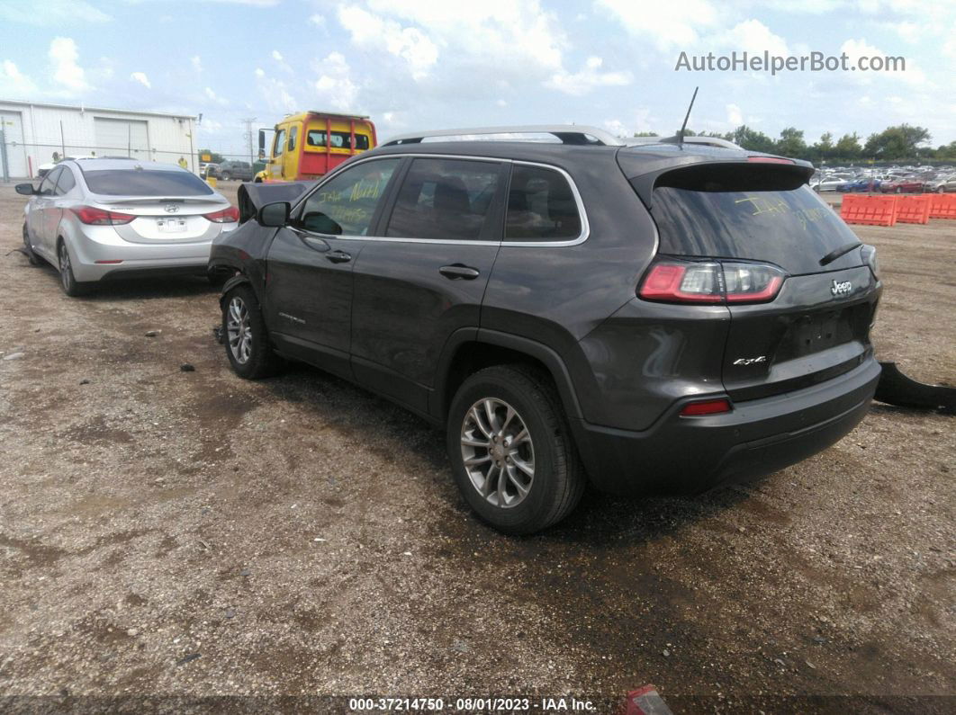 2019 Jeep Cherokee Latitude Plus Gray vin: 1C4PJMLB3KD323146