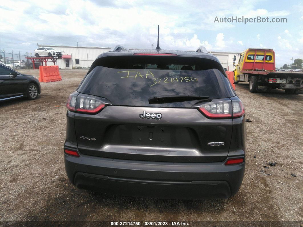 2019 Jeep Cherokee Latitude Plus Gray vin: 1C4PJMLB3KD323146