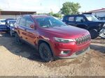 2021 Jeep Cherokee Latitude Plus Red vin: 1C4PJMLB3MD113729