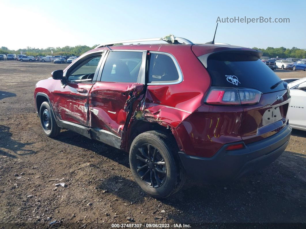 2021 Jeep Cherokee Latitude Plus Red vin: 1C4PJMLB3MD113729