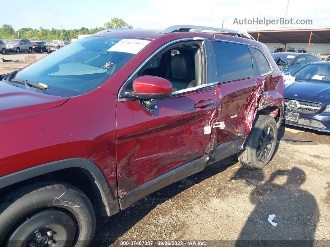 2021 Jeep Cherokee Latitude Plus Red vin: 1C4PJMLB3MD113729