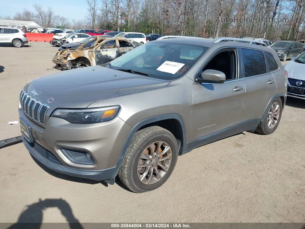 2019 Jeep Cherokee Latitude Plus 4x4 Gray vin: 1C4PJMLB4KD319722