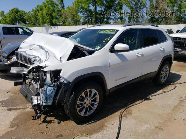 2019 Jeep Cherokee Latitude Plus White vin: 1C4PJMLB4KD364742