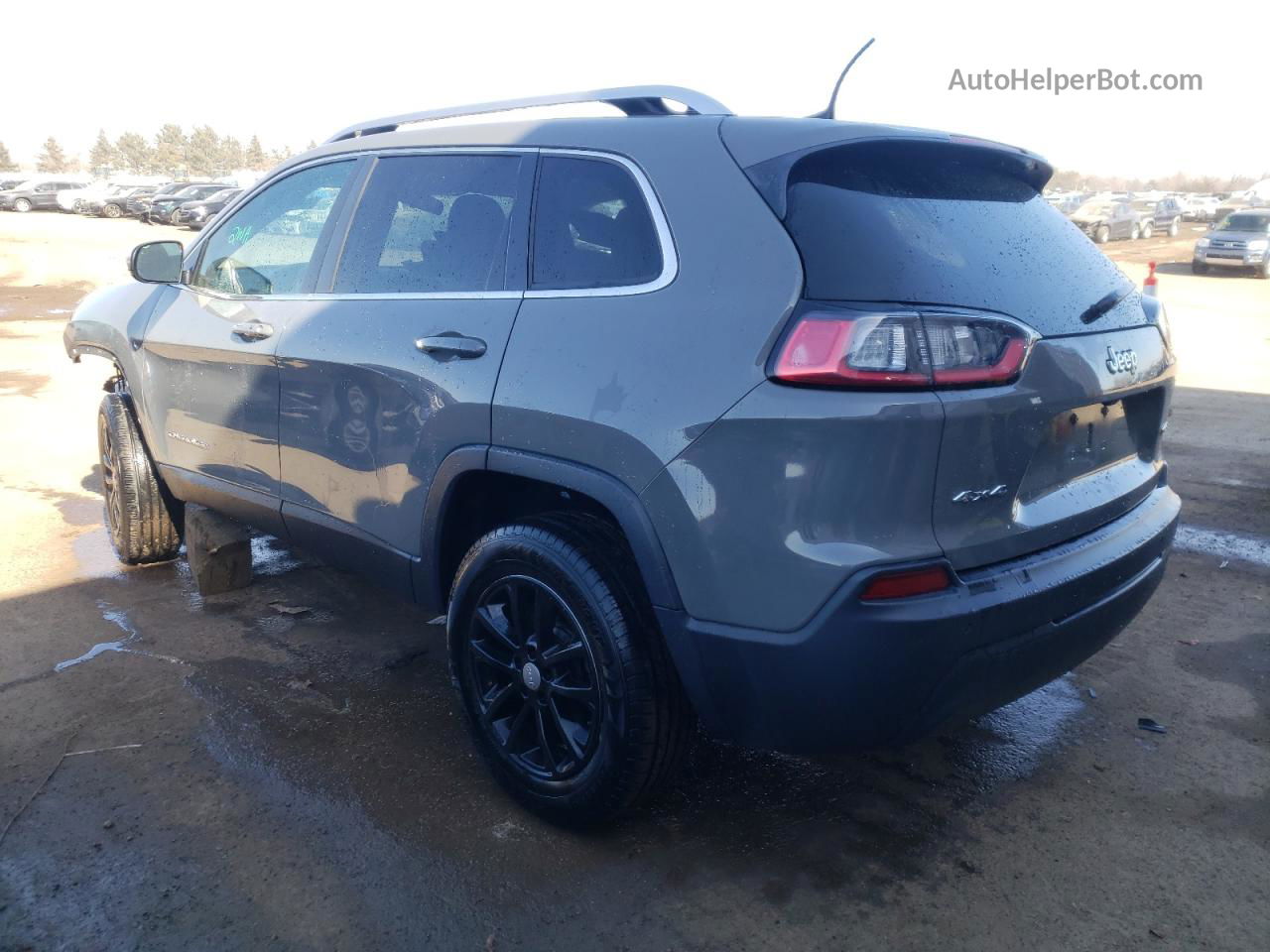 2019 Jeep Cherokee Latitude Plus Серый vin: 1C4PJMLB5KD378715