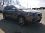 2019 Jeep Cherokee Latitude Plus Gray vin: 1C4PJMLB5KD390346