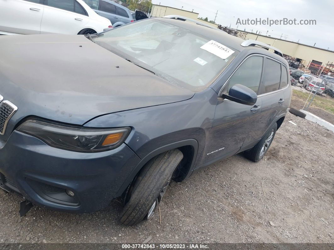 2019 Jeep Cherokee Latitude Plus 4x4 Синий vin: 1C4PJMLB5KD425158