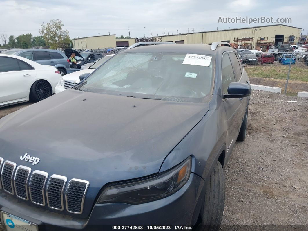 2019 Jeep Cherokee Latitude Plus 4x4 Blue vin: 1C4PJMLB5KD425158