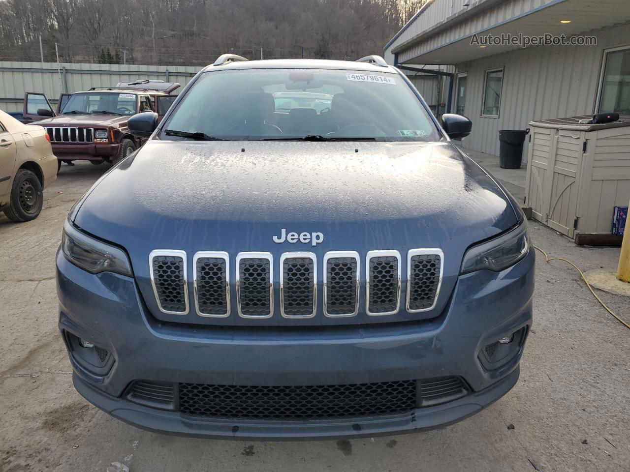 2019 Jeep Cherokee Latitude Plus Blue vin: 1C4PJMLB5KD438539