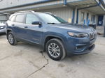 2019 Jeep Cherokee Latitude Plus Синий vin: 1C4PJMLB5KD438539