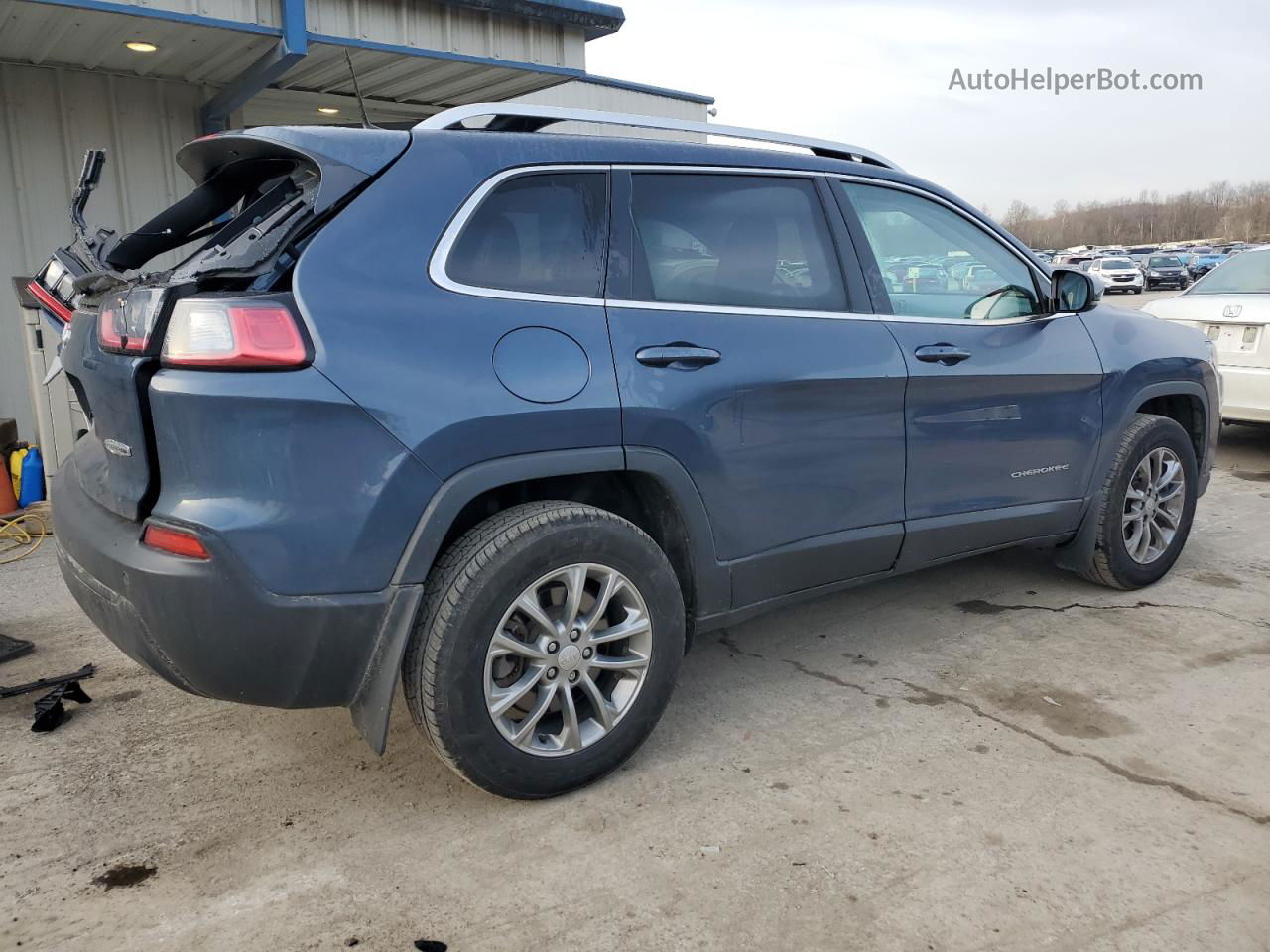 2019 Jeep Cherokee Latitude Plus Blue vin: 1C4PJMLB5KD438539