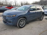 2019 Jeep Cherokee Latitude Plus Blue vin: 1C4PJMLB5KD438539