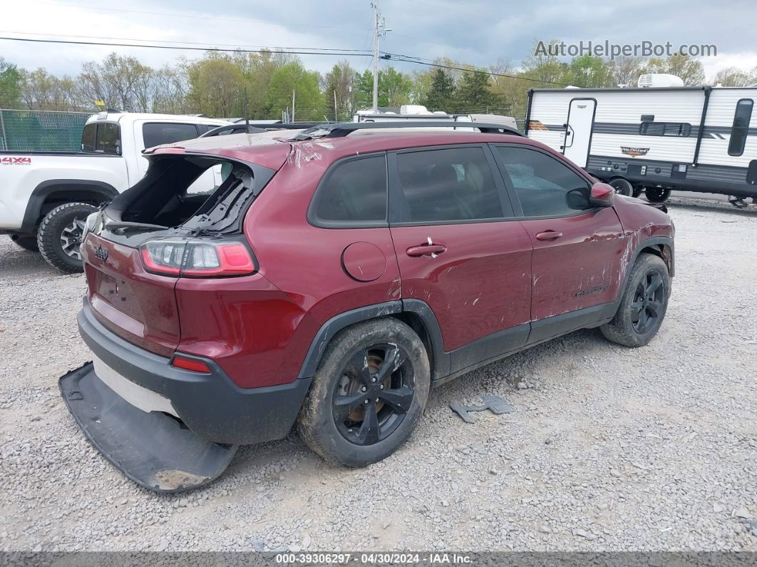 2019 Jeep Cherokee Altitude 4x4 Burgundy vin: 1C4PJMLB5KD453428