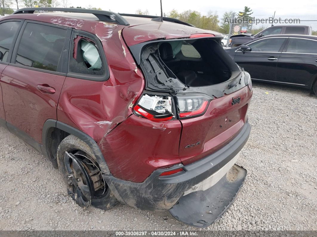 2019 Jeep Cherokee Altitude 4x4 Burgundy vin: 1C4PJMLB5KD453428