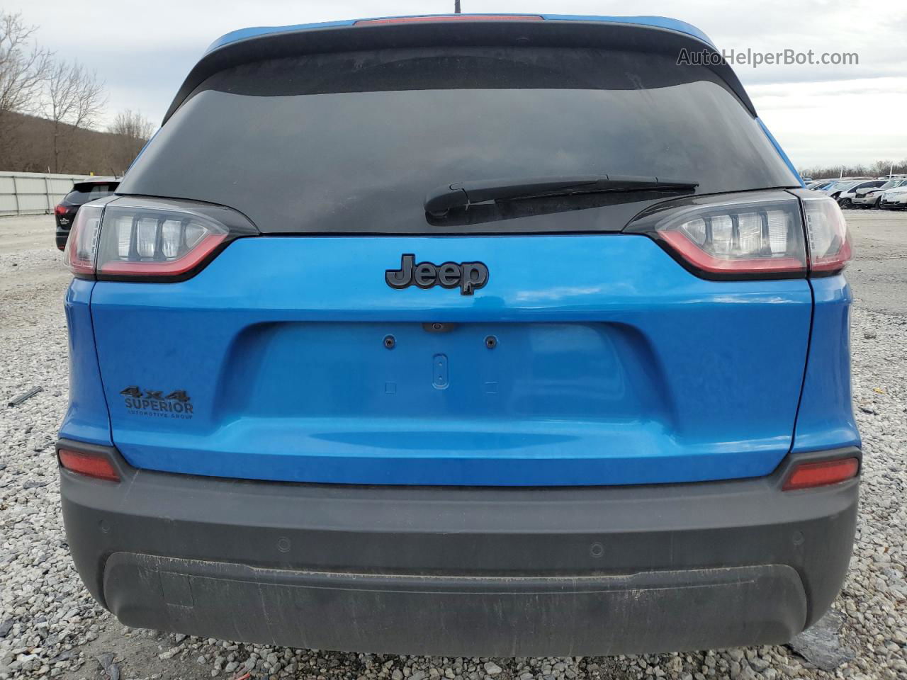 2021 Jeep Cherokee Latitude Plus Blue vin: 1C4PJMLB5MD148482