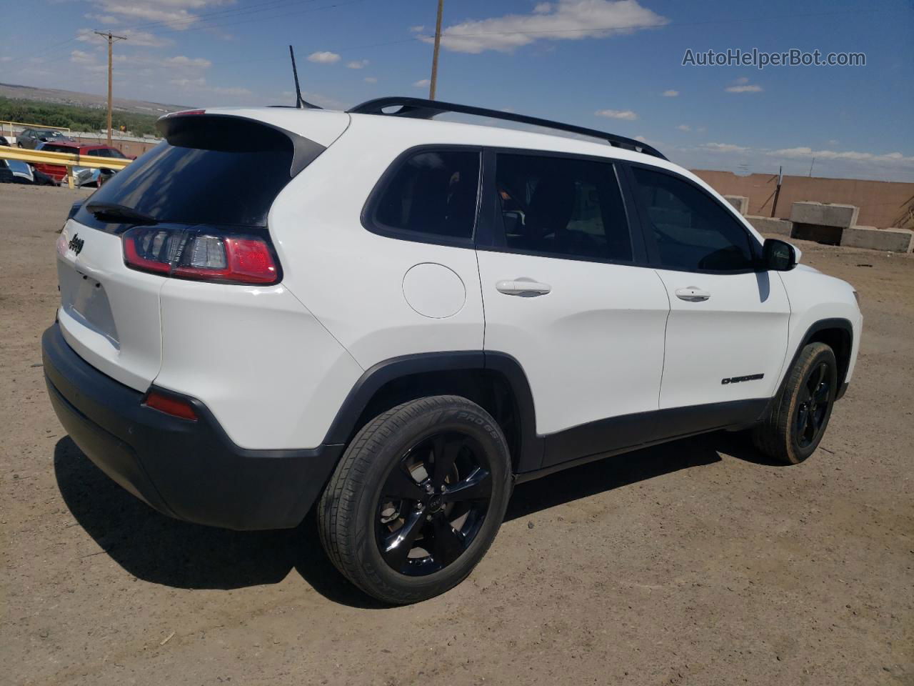 2021 Jeep Cherokee Latitude Plus White vin: 1C4PJMLB5MD165993