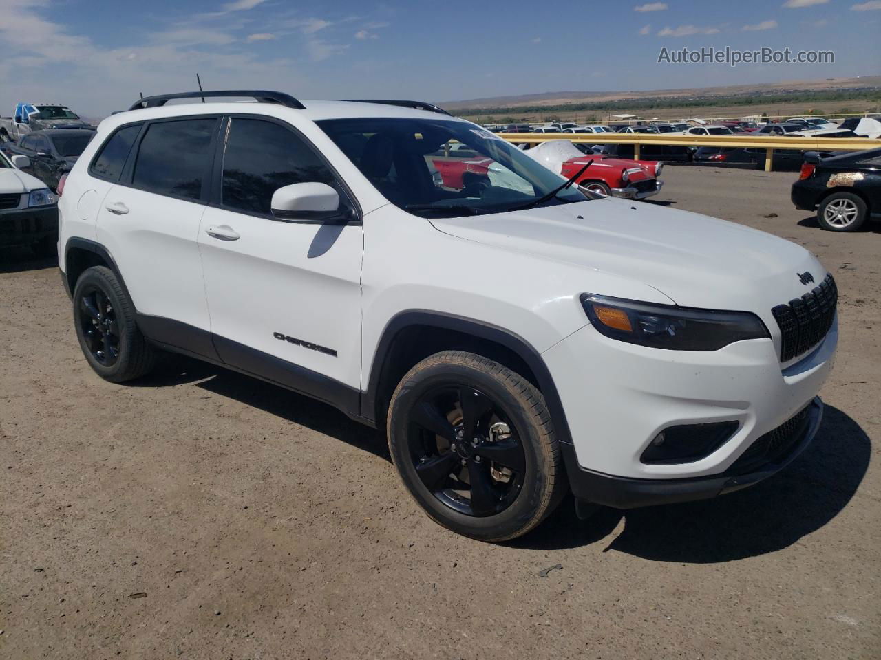 2021 Jeep Cherokee Latitude Plus White vin: 1C4PJMLB5MD165993