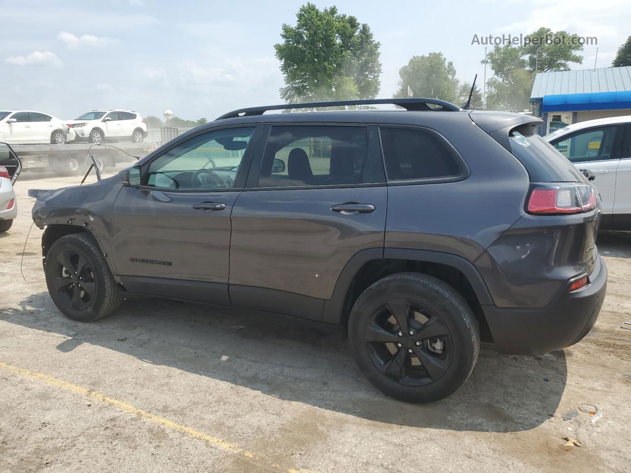 2021 Jeep Cherokee Latitude Plus Black vin: 1C4PJMLB5MD182955