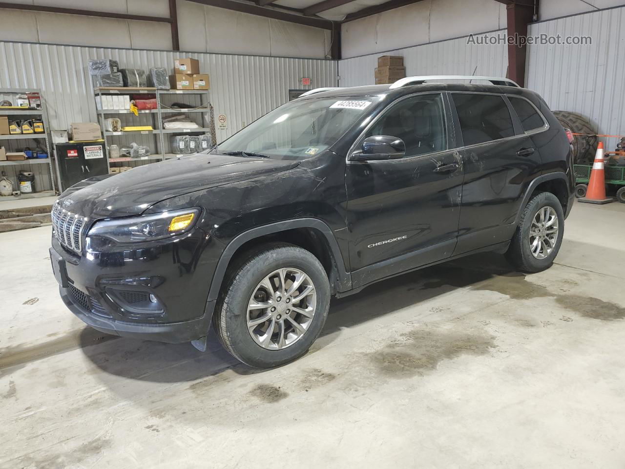 2019 Jeep Cherokee Latitude Plus Black vin: 1C4PJMLB6KD314196