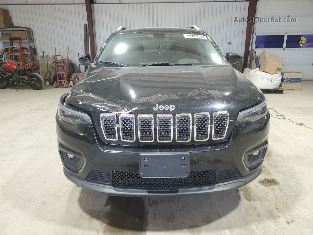 2019 Jeep Cherokee Latitude Plus Black vin: 1C4PJMLB6KD314196