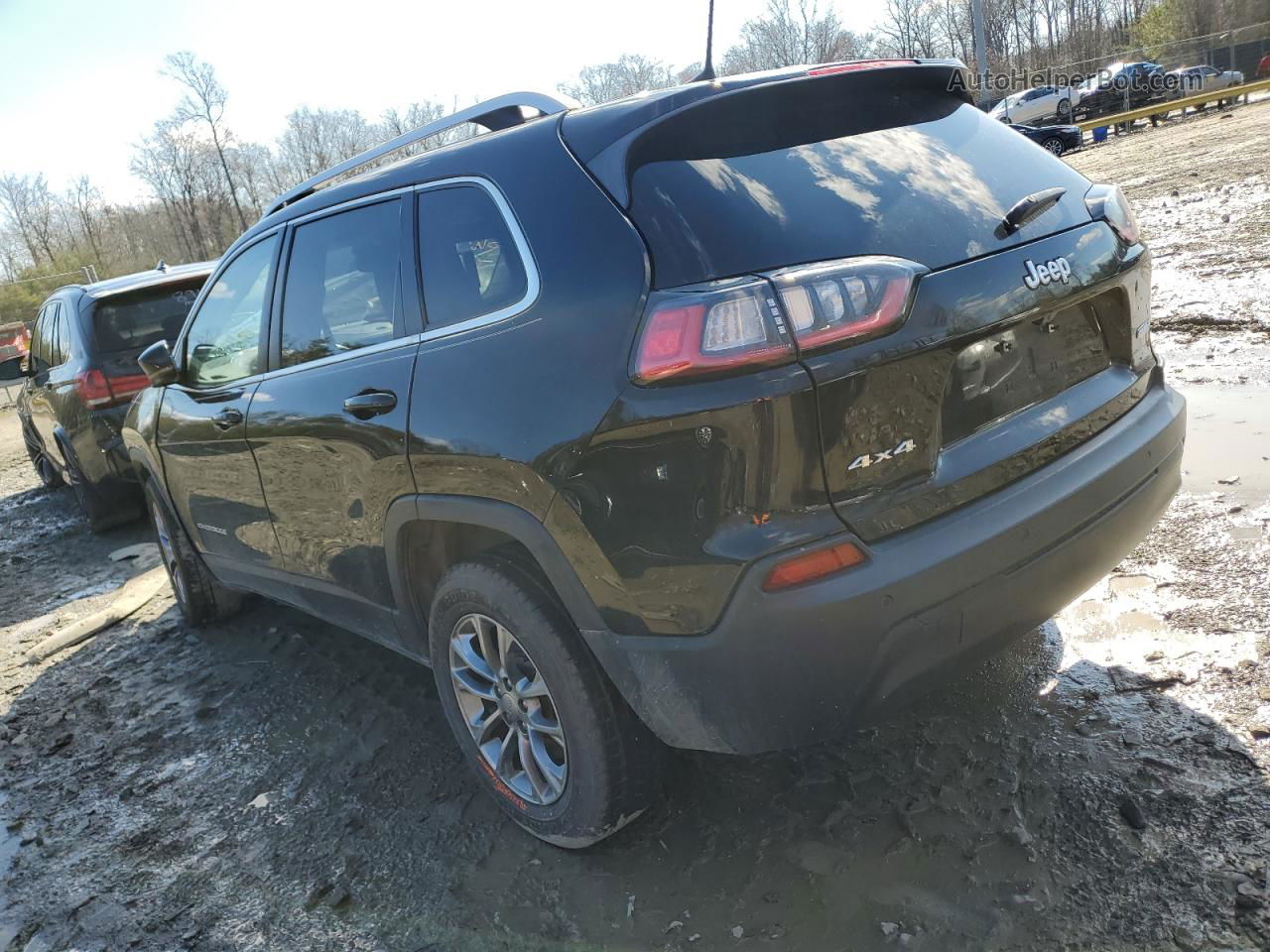 2019 Jeep Cherokee Latitude Plus Black vin: 1C4PJMLB6KD315185