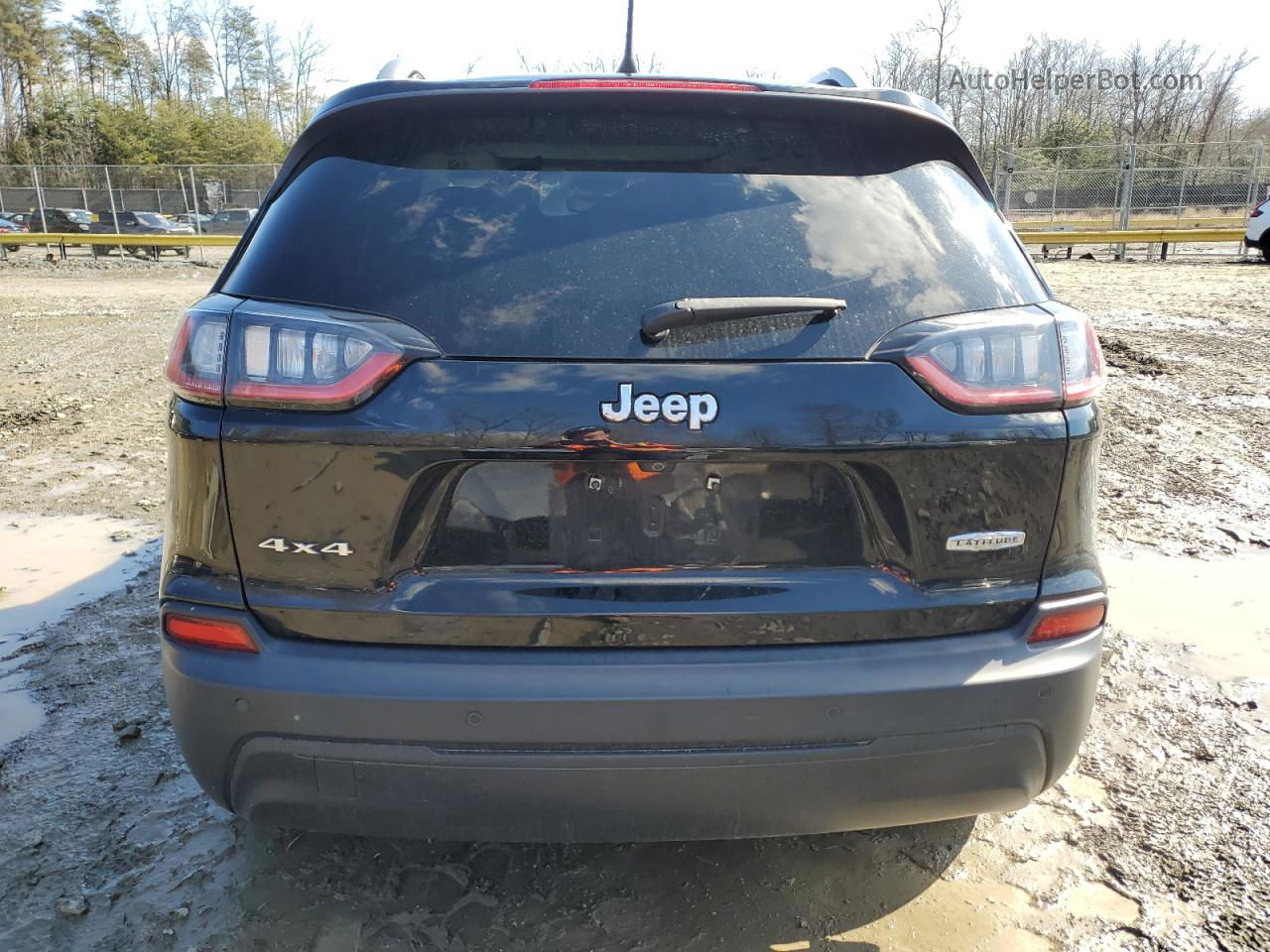 2019 Jeep Cherokee Latitude Plus Black vin: 1C4PJMLB6KD315185